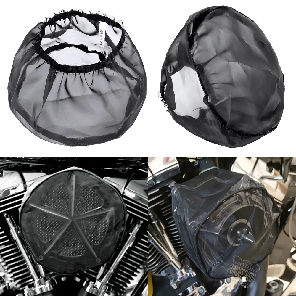 

Universal Air Filter Cleaner Cover Waterproof Rain Sock Wrap Motorcycle Accessory Fit for Touri