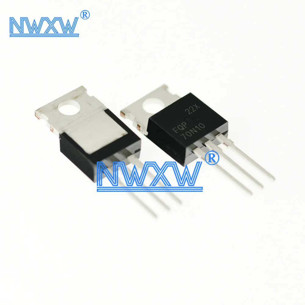 New FQP70N10 Field Effect MOSFET N-channel 100V70A Direct Insertion Transistor