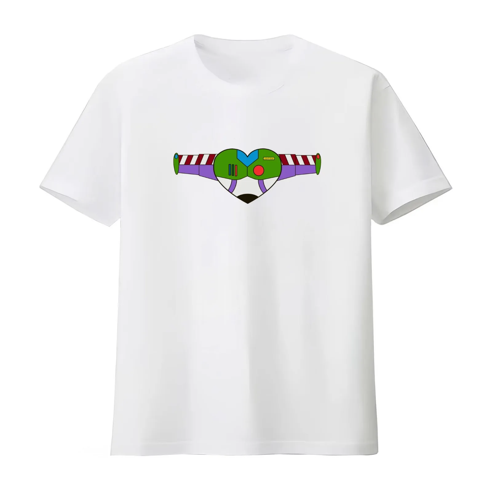 Love Buzz T-Shirt Summer Casual Cotton Tee Oversized Streetwear Tops Vintage Graphic Print Loose Fit Short Sleeve
