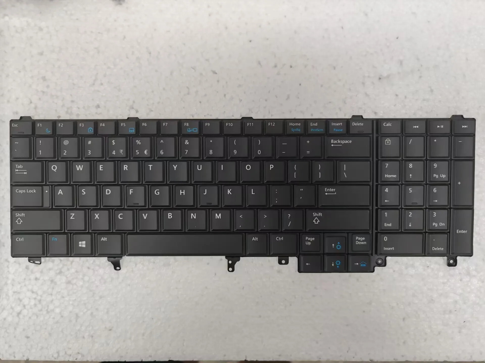 Teclado retroiluminado dos EUA para Dell Latitude E6520 E5520 E5530 E6540 E6530 Precision M4600 M4700 M4800 M6600 M6700 M6800 Não-trackpoint