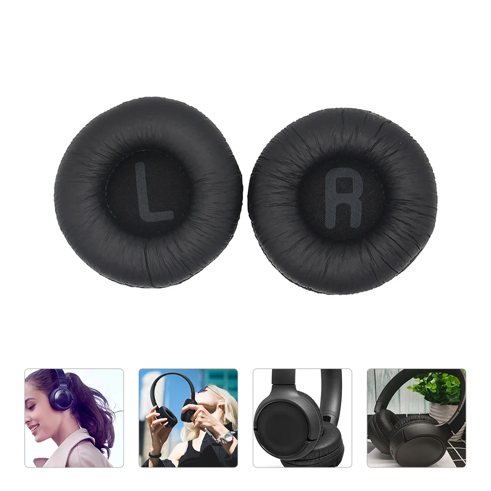 Almohadillas de repuesto para auriculares, 1 par, para T500Bt Tune600Btnc T450Bt, proteína suave, cojín elástico alto, oreja de larga duración