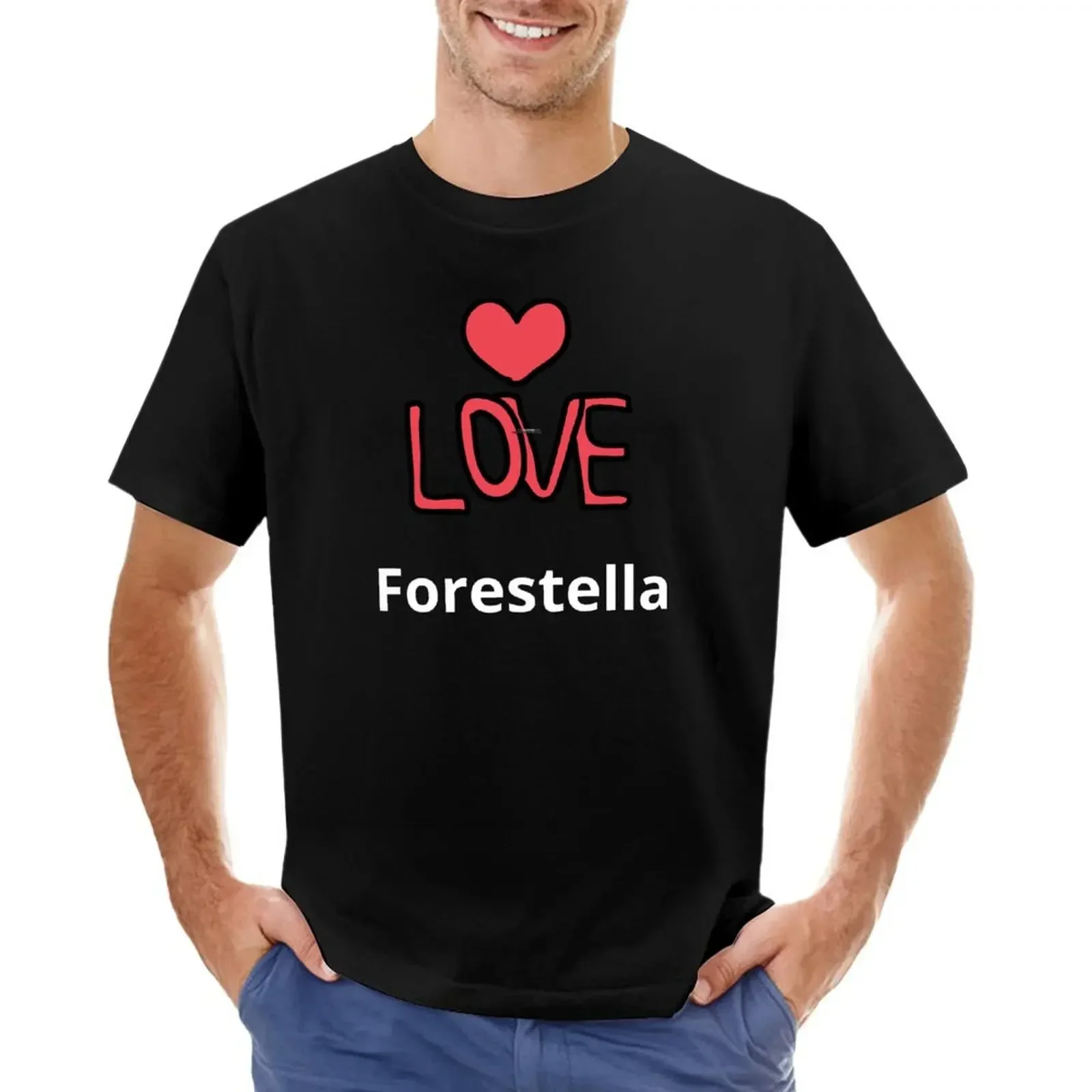 

i love Forestella Korean Stars T-shirt cute clothes summer clothes mens tshirts for mens designer clothing mens designer outfits