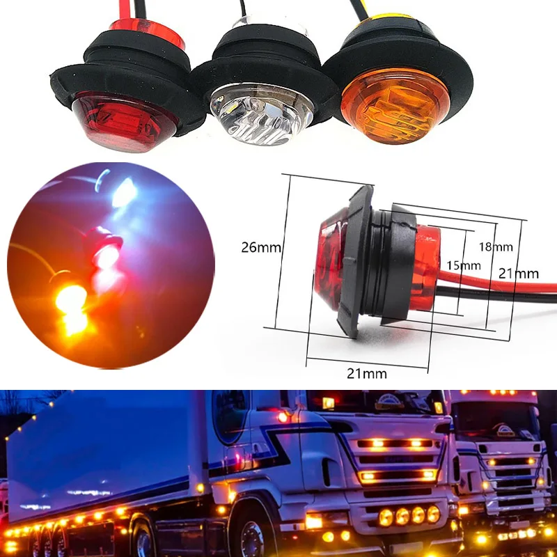 Hq 2Pcs 12/24V Led …