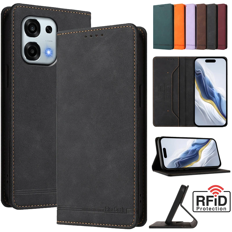 Leather Retro Anti-…