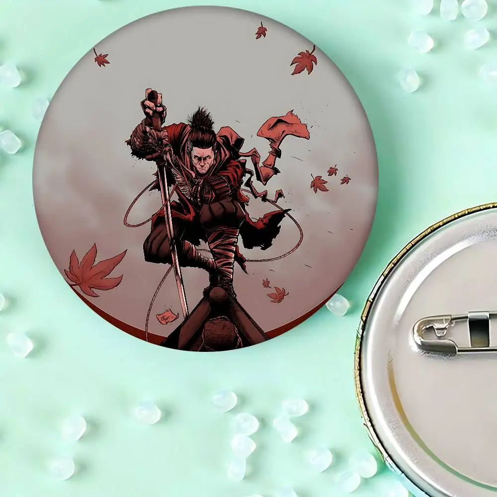 Sekiro Shadows يموت مرتين للتخصيص لينة زر دبوس للنساء مجوهرات إبداعية مضحك شارة الكرتون عاشق قبعة