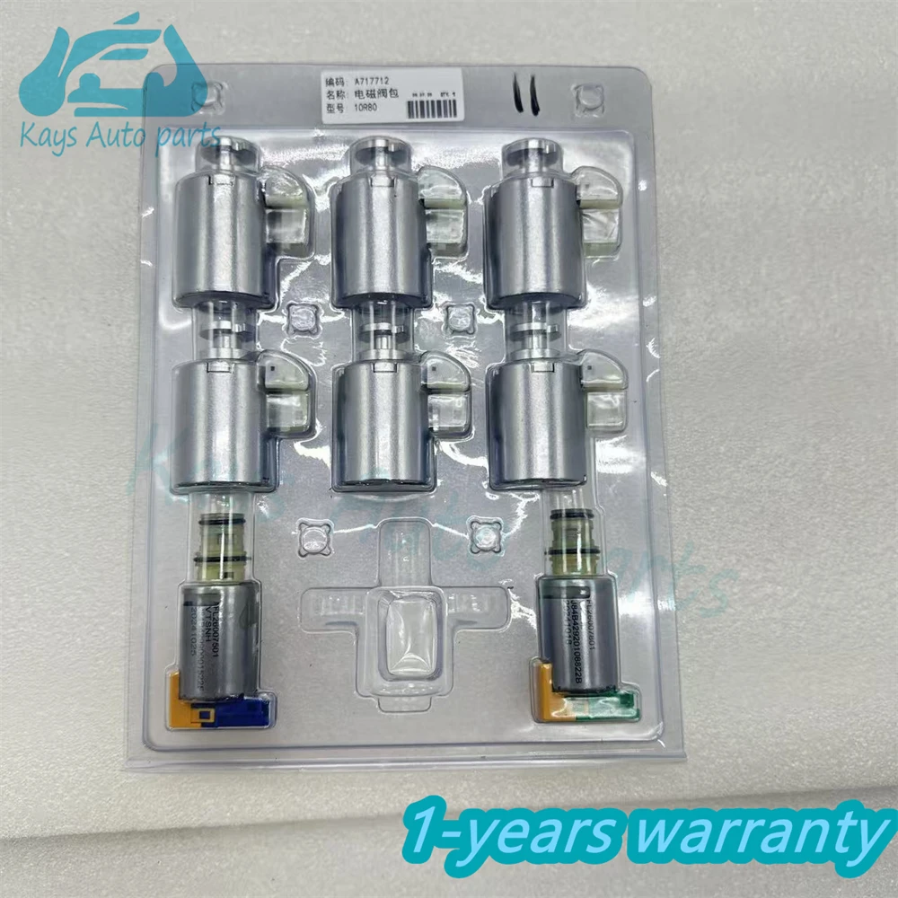 

8 шт. оригинальный новый комплект соленоидов автоматической коробки передач 10R60 10R80 для Ford Raptor F150 Mustang Roadrunner 2.2 Explorer