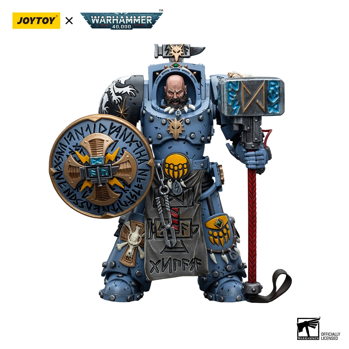 [IN-STOCK] JOYTOY 1/18 Action Figures Space Wolves Arjac Rockfist Model Gift Toys Free Shipping