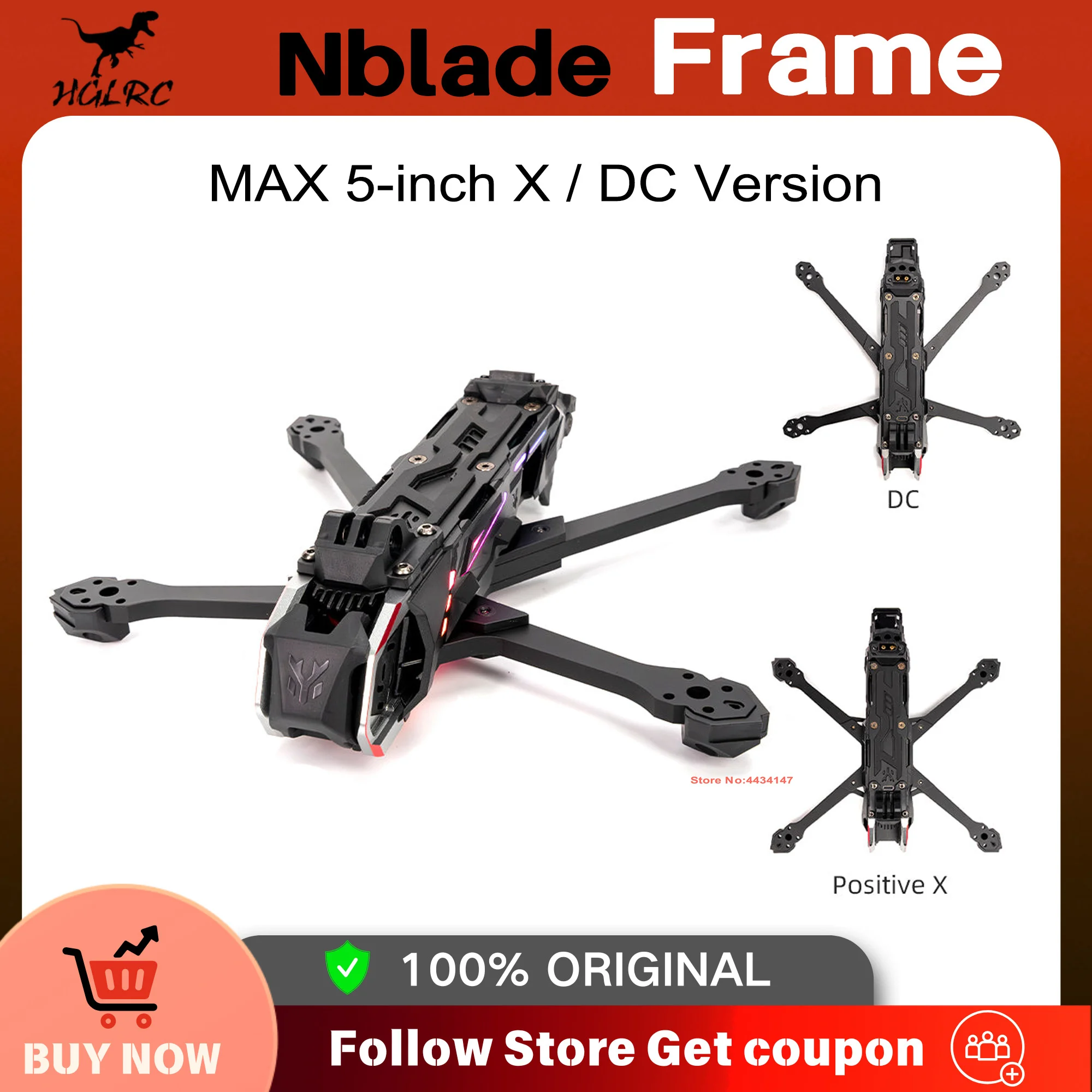 hglrc-nblade-max-quadro-true-x-dc-de-5-polegadas-para-freestyle-acessorios-para-drone-fpv-estrutura-para-kit-fpv-rc-freestyle