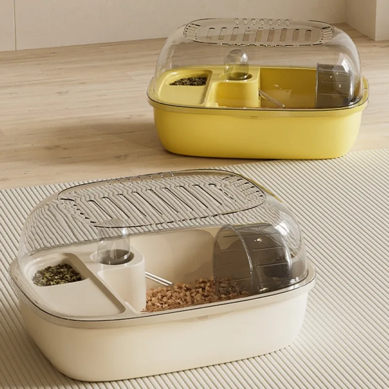 

Клетка для хомяка, акриловая роскошная большая космическая среда обитания для карликовых и сирийских хомяков, домашний дисплей для детей, любителей домашних животных, рождественский подарок, уютный