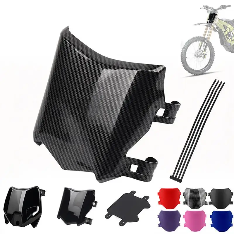 Electric Motorcycle Front Plate Easy to Install Durable Accessory for Light Bee S X Talaria Sting Dirt EBike Modification