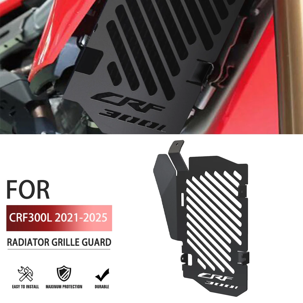 

Защитная решетка радиатора для мотоциклов Honda CRF300L CRF 300 L 2021-2025 из алюминия с ЧПУ