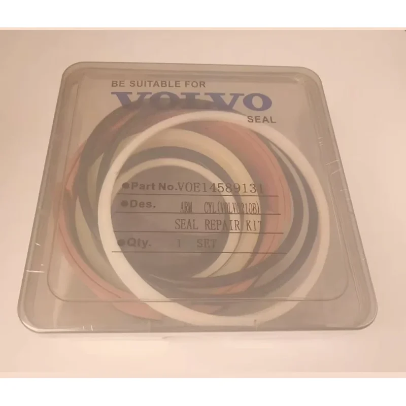 

Комплект уплотнительных колец сальника гидравлического цилиндра экскаватора EC210B Комплект уплотнений цилиндра рычага VOE14515052 14589131