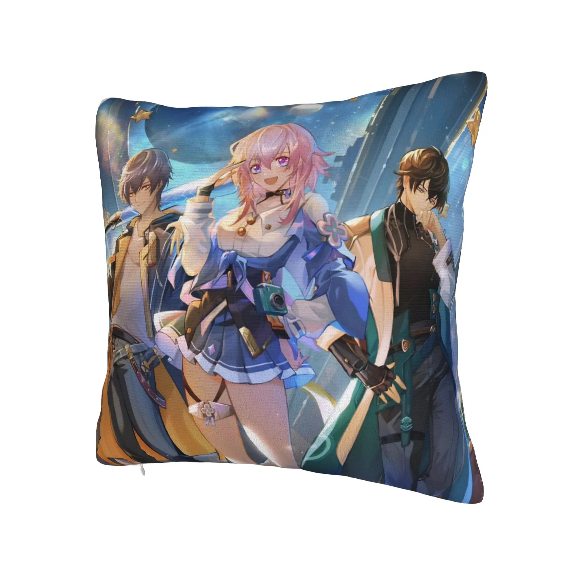 Honkai Star Rail Pillowcases Merch Printed Cushion Cover Decor  Throw Pillow Case Cover Home Multi-Size