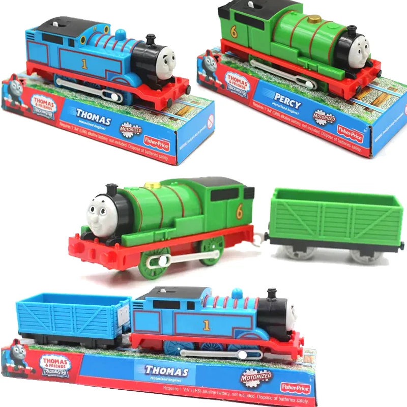 Thomas & Friends, Tren Eléctrico, Trackmaster Thomas Percy, Juguetes, Vehículos Ferroviarios, Modelo Educativo, Regalo de Cumpleaños