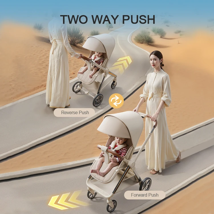 Penjualan Terlaris 2020 Kereta Dorong Bayi Mewah dan Kursi Mobil Combo 5 Titik Peralatan Atasan Keselamatan Anak-anak