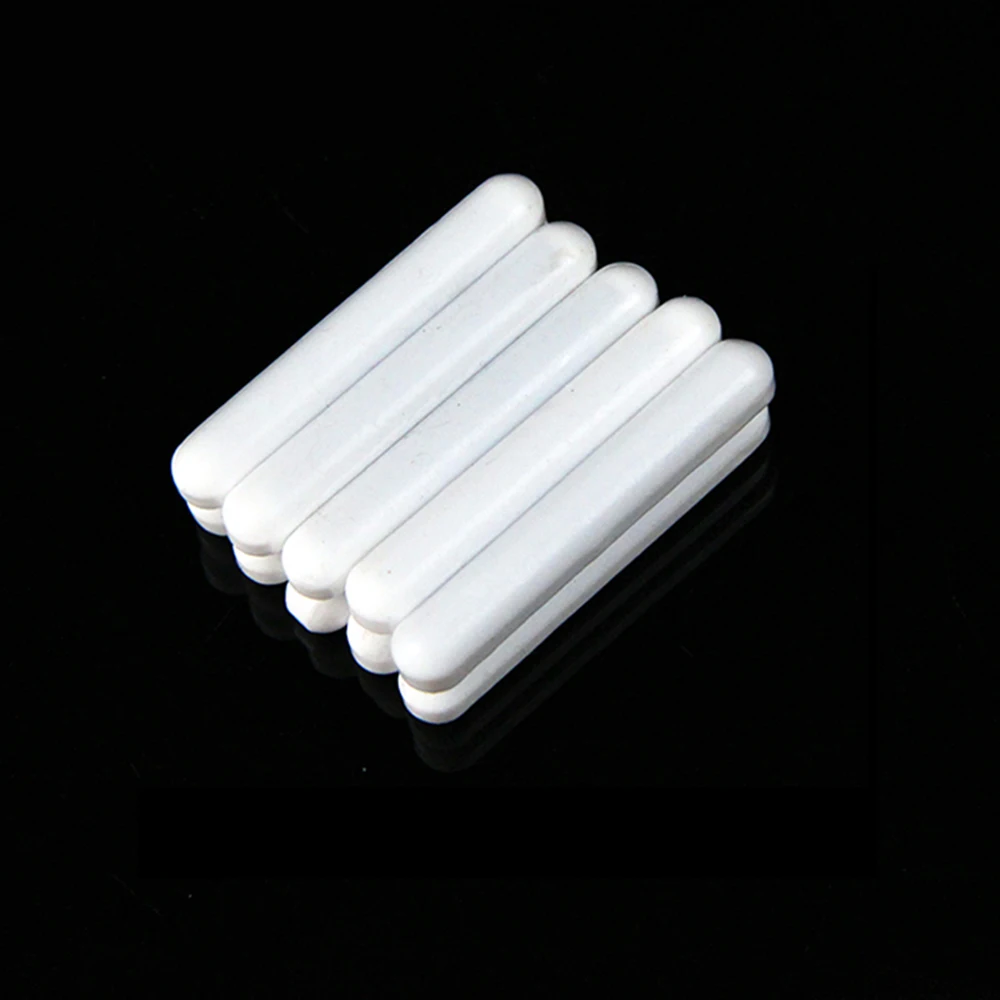 PTFE Magnet Rührer Rühren Bar Zylindrischen Typ-C Magneton Rühren Mixer Weiß Spin Bars Labor Chemische Rühren Bar