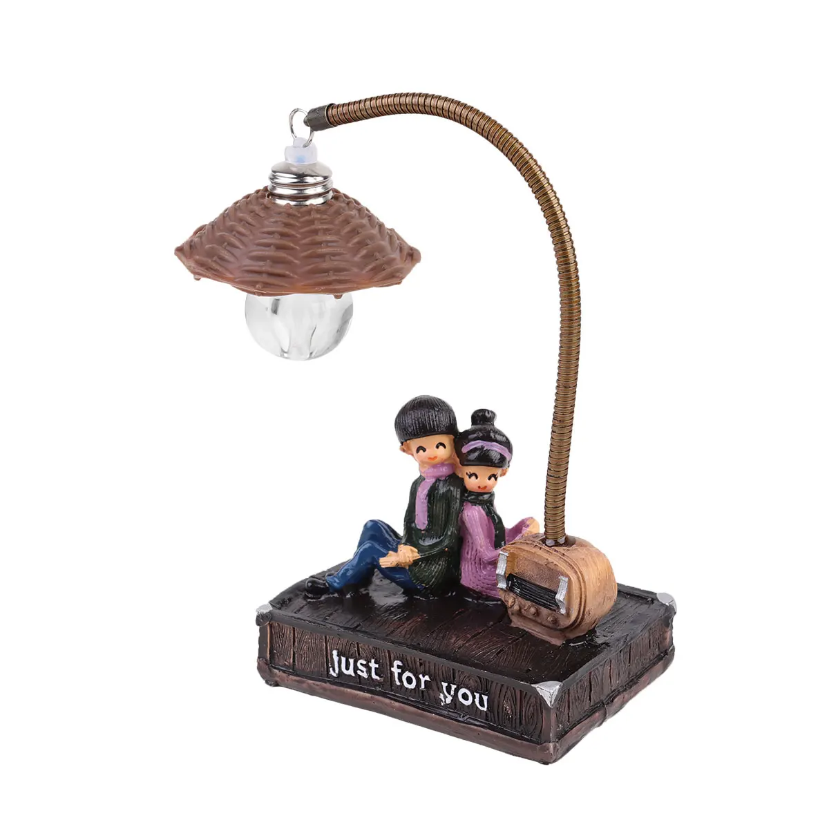 

Couple Night Lamp Romantic Figurines Bedside Light Home Decoration Gift Bedroom Living Study Room Craft Lovely Style Atmosphere