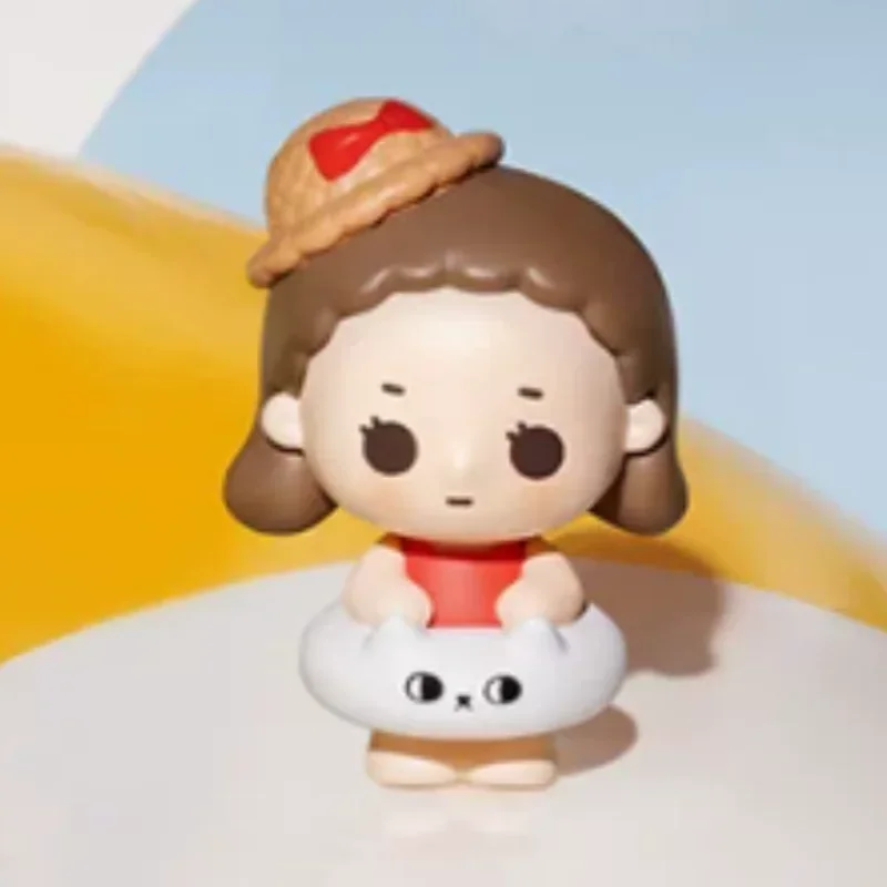 POP MART POP BEAN ISLAND VACATION Series Mini Doll Blind Box Guess Bag Original Toys Doll Cute Anime Figure Ornaments Gift image 3