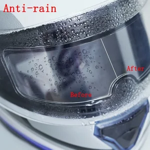 Transparenter Motorradhelm Anti-Nevoeiro Regen-Proof-Film langlebiger Helmlinsen Nano-Beschichtung Moto Sicherheit Leitfaden Helmzubehör 10 Hauptverkaufsmöbel für Helm - №1