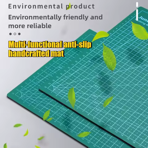 Self Healing Cutting Mat A4 Size Double Sided Plastic Board with Grid for Crafting Sewing and Fabric Projects