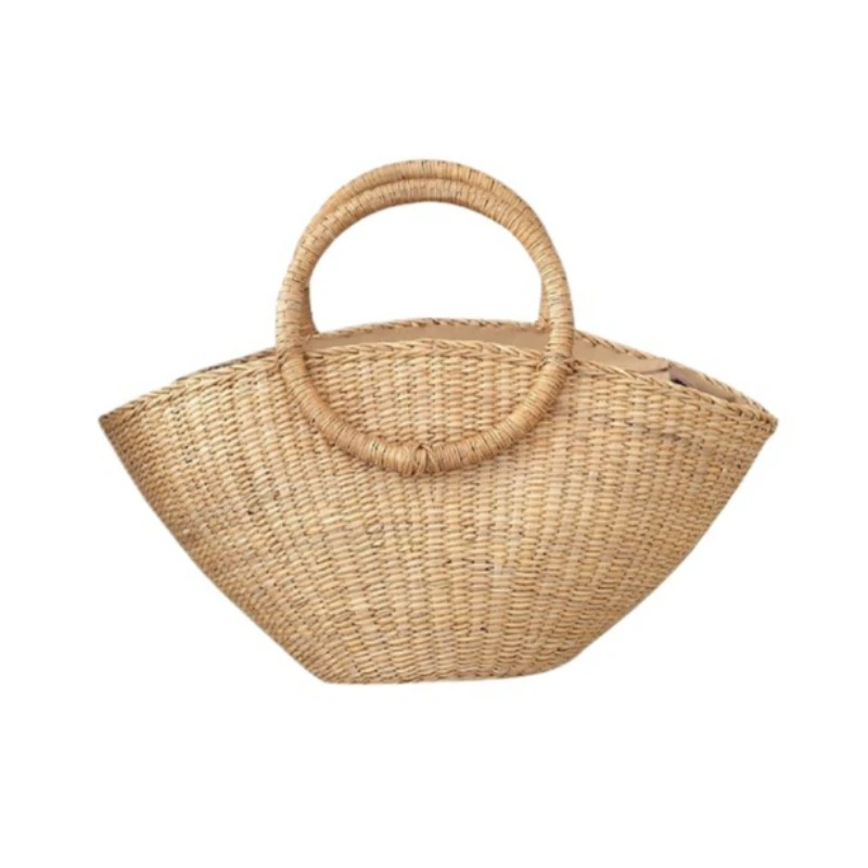 

Women's Crochet Woven Shoulder Bag Top Handle Hollow Out Bohemian Beach Summer Vacation Resort