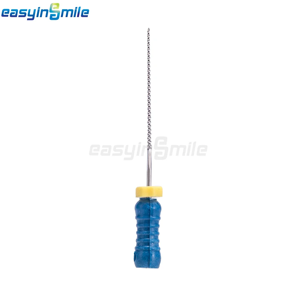 10Packs Endo K Files EASYINSMILE Root Canal File #6 #8 #10 #15-40 #45-80 Dental Stainless Steel Hand Use 21/25/31MM