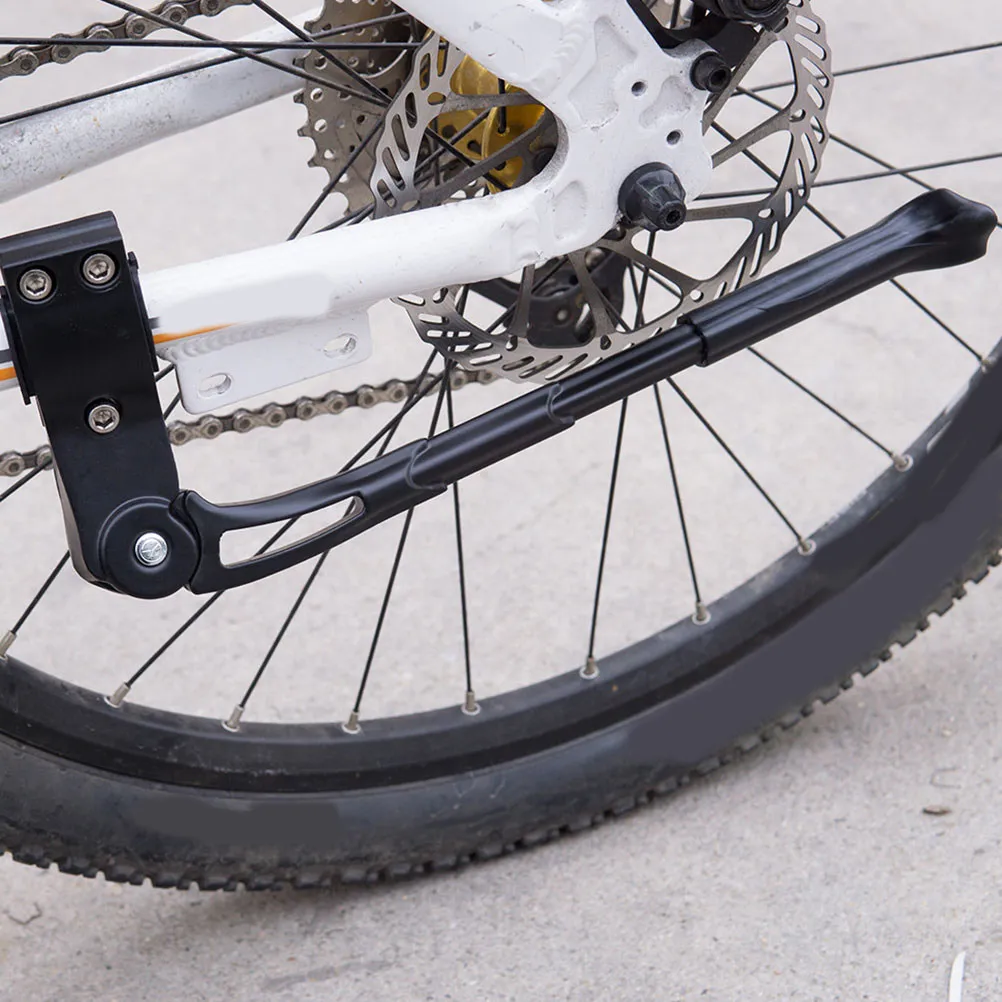 

Bike Kickstand Aluminum Alloy Wear-Resistant Adjustable Mountain Road Folding Kids Bike Support Stable Non-Slip Foot Parking