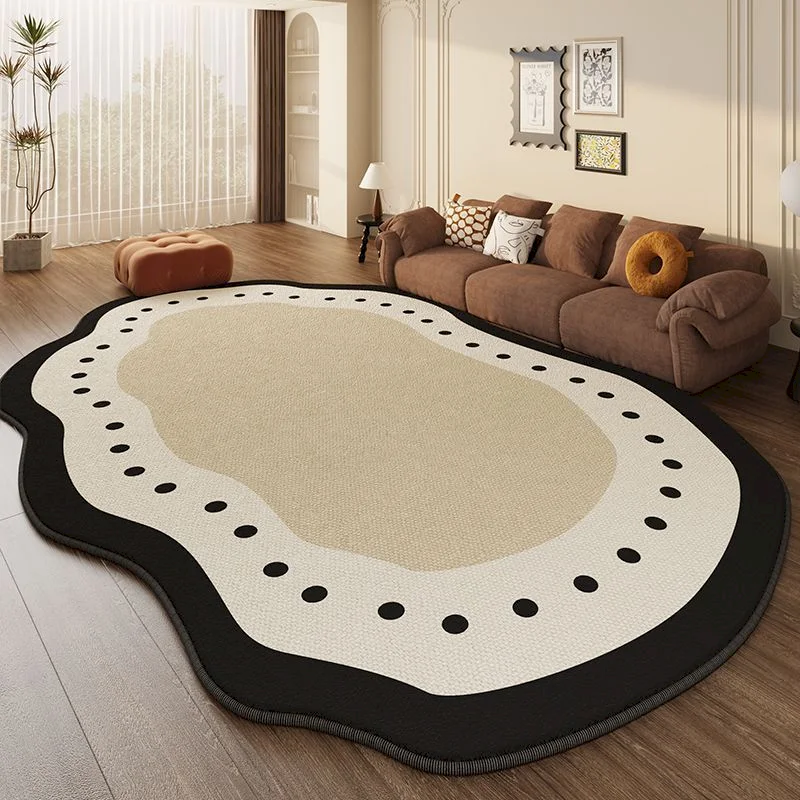 VIKAMA Irregular Retro Bohemian Carpet, Non Slip Soft And Beautiful Home Decoration Carpet, Living Room Indoor Home Decoration