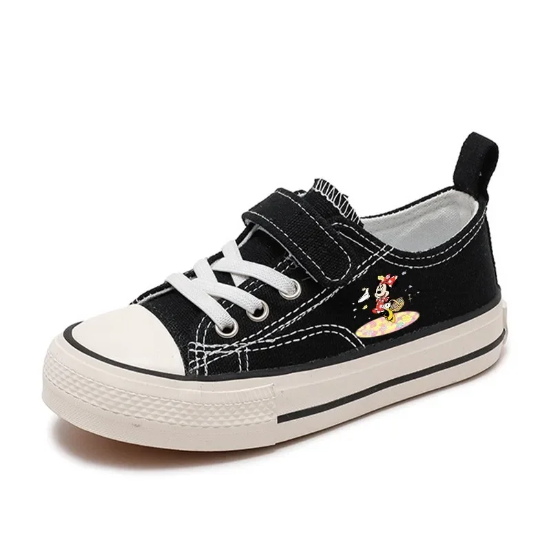 Canvas High-top Low shoes Mickey Mouse Clubhouse Love Girl Boys Kids disney Shoes Casual Cartoon comfort Children Print Shoes 52