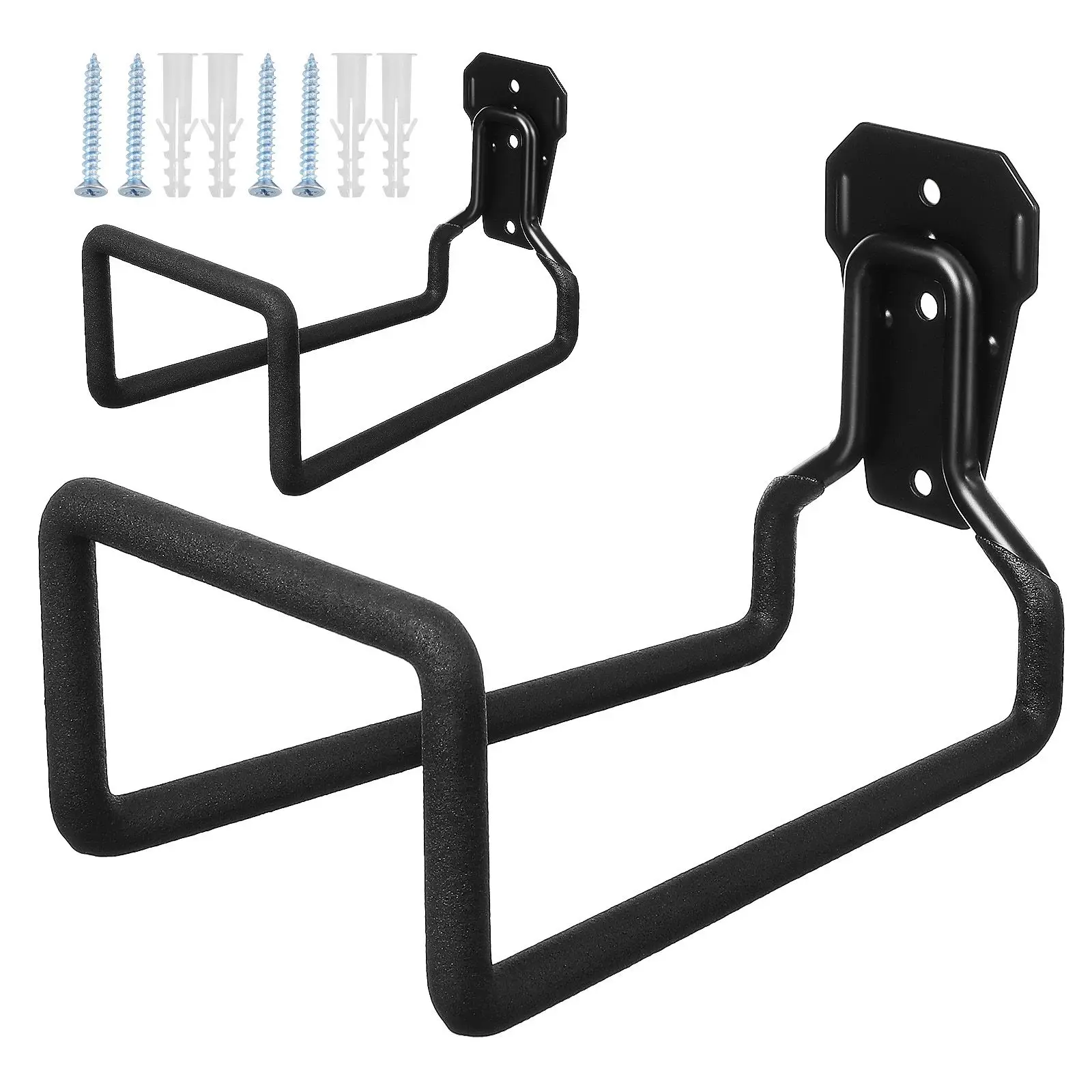 

2 pcs Heavy Duty Hooks for Garage Storage Wall Mount Tool Hanger Extension Cord Organizer Hose Holder Garden Water