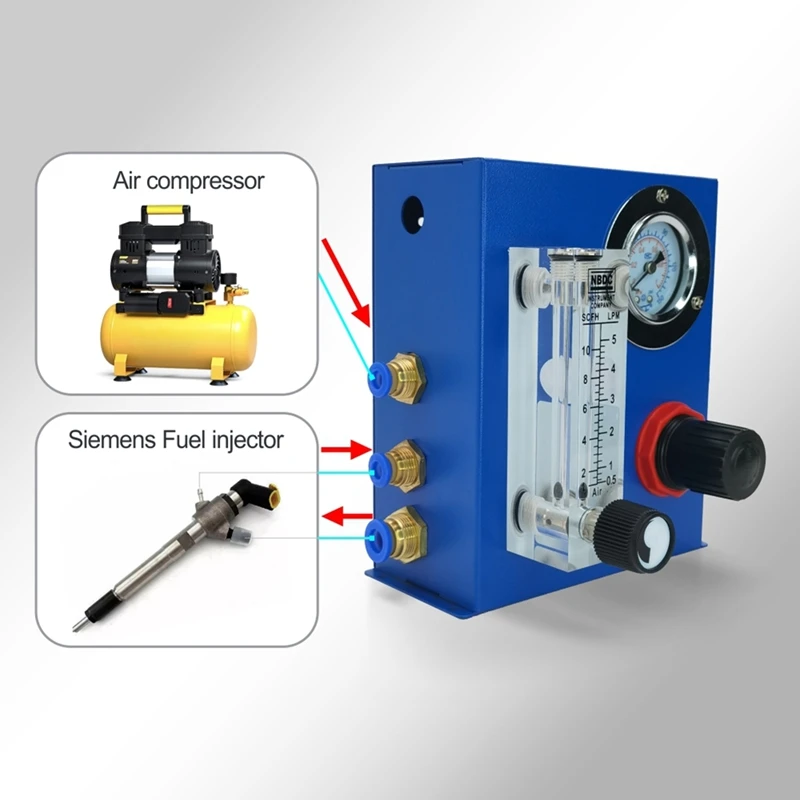 Super Sale Common Rail Injector Tester Diesel Pizeo AHE Dynamic Lift Stroke Instrumen for Siemens Air Gap Flow Measurement Tool