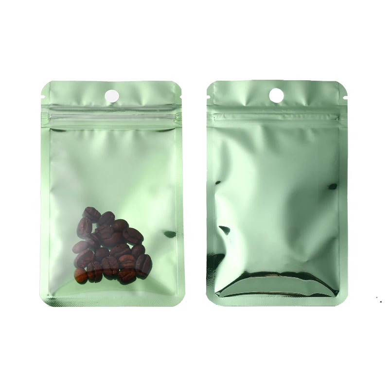 10/50/100 Pcs Bunte Transparente Top Feed Folie Zip-Lock Beutel Lebensmittel Beutel Mylar Aluminium Folie Beutel Tee beutel Lebensmittel Lagerung Tasche – Detail 9