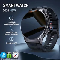 2026 nuevo reloj inteligente con seguimiento GPS para hombres pantalla HD AMOLED de 1,85 pulgadas batería de 710 Mah deporte Bluetooth llamada Smartwatch para Android IOS