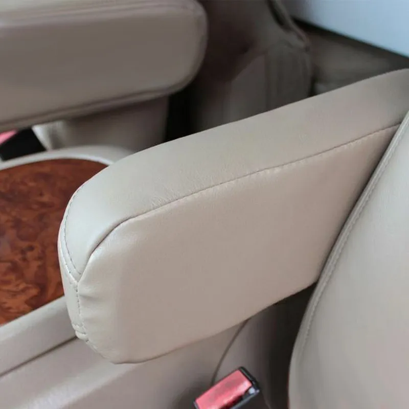 For Ford F250 F350 Excursion Lariat 1999-2007 Microfiber Leather with Foam Seat Armrest Side Handle Cover Interior Sticker Trim
