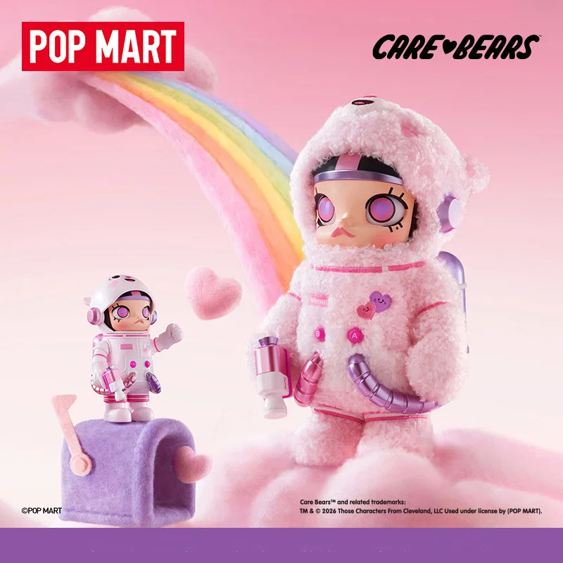 POP MART MEGA SPACE MOLLY 400% 100% Care Bears Sweet Message Bear Плюшевая коллекционная фигурка-подарок для коллекционеров аниме-игрушек