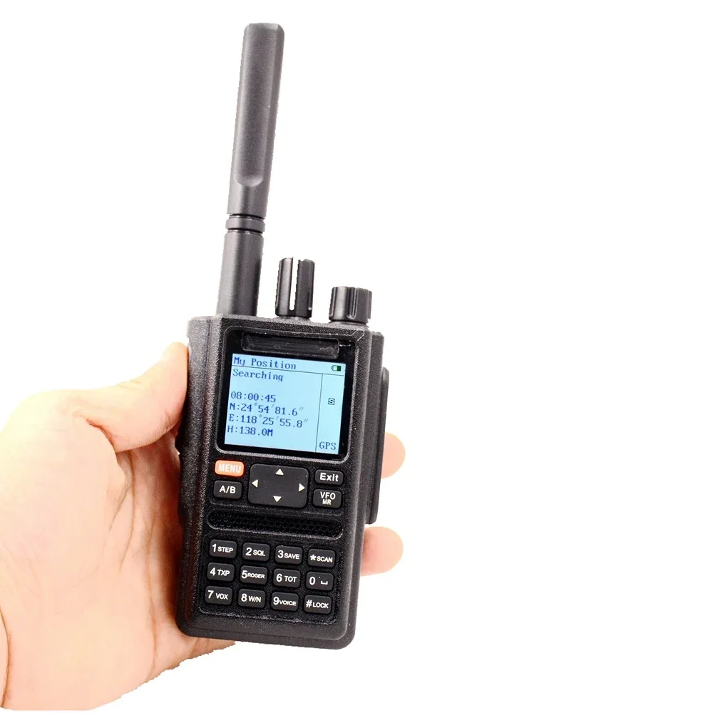 ARF8 Ham Amateur Radio GPS Position Location Detection Multiband Receiver 1.77in Color Screen Handheld Wireless Communication