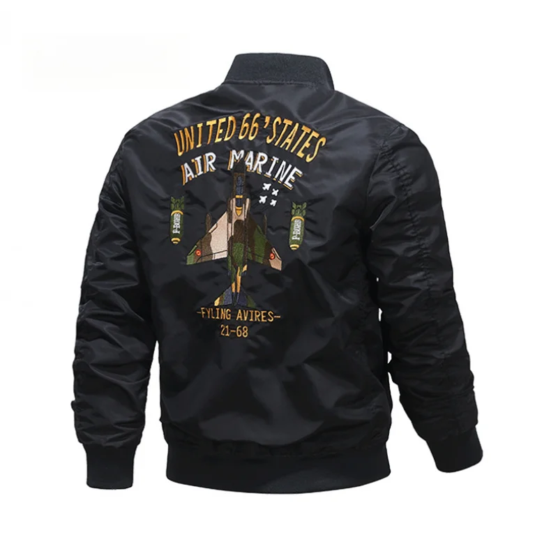 2026 Men's Spring Tactical Army MA-1 Flight Bomber Jacket Male Baseball Varsity College Pilot Air Force Autumn Outwear Coats