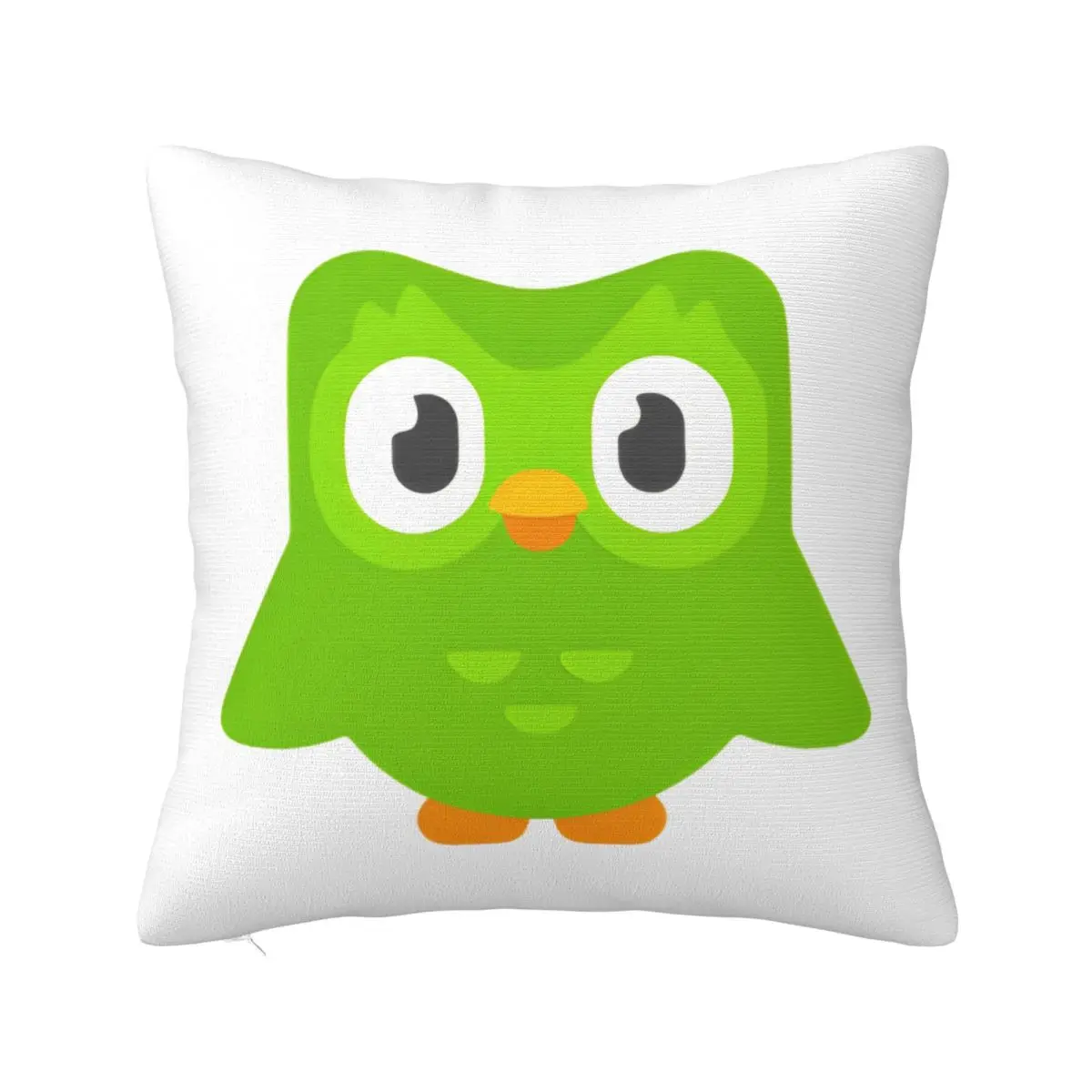 Duolingo Square Pillow Covers Couch Cute Cartoon Owl Cushion Case Cute Home Decoration Pillow Cover 45*45