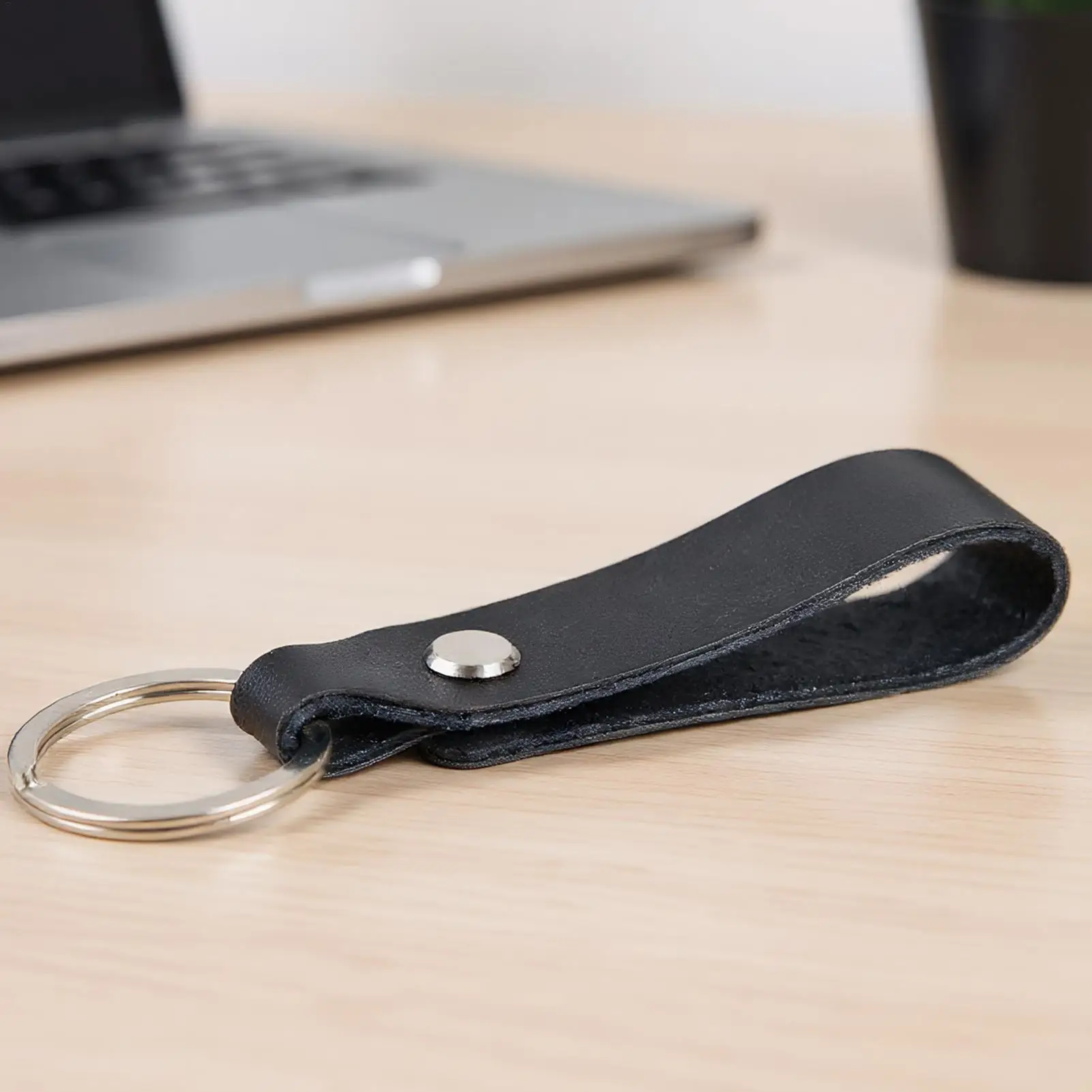 Leather Keychain Car Home Key Ring Holder Lanyard Women Men Key Ring Holder Lanyard for Men Women Adults Mother Father Sister