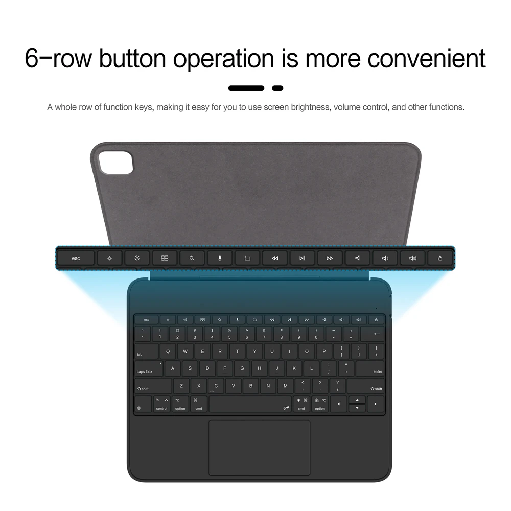 LFOIQN Magic Keyboard for iPad Pro 12.9 Inch 6th 5th 4th 3rd Gen iPad Air 13 M2 M3 M4 13
