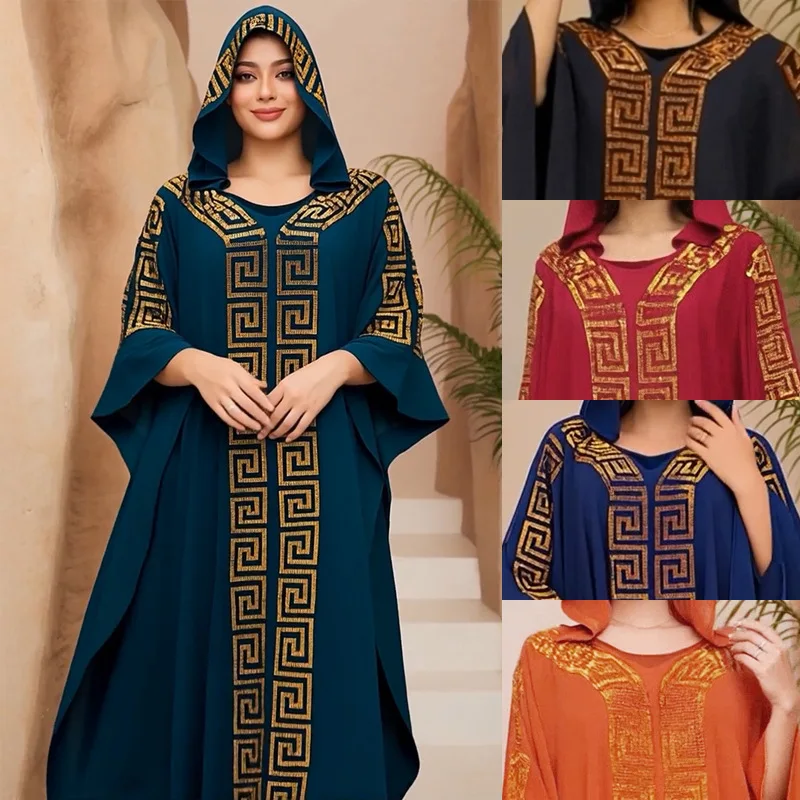 

2026 Abayas for Women Dubai Luxury African Muslim Fashion Dress Caftan Wedding Party Dresses Boubou Robe African Clothing
