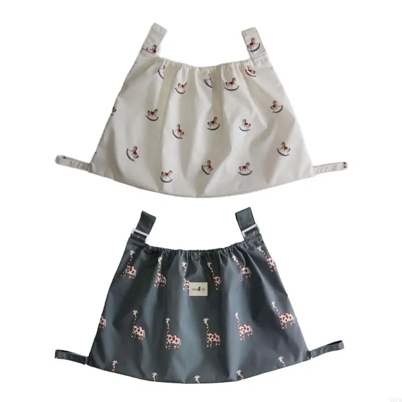 

Просторная нейлоновая детская сумка-тележка с водонепроницаемым дизайном вмещает все необходимое, например, подгузники, салфетки