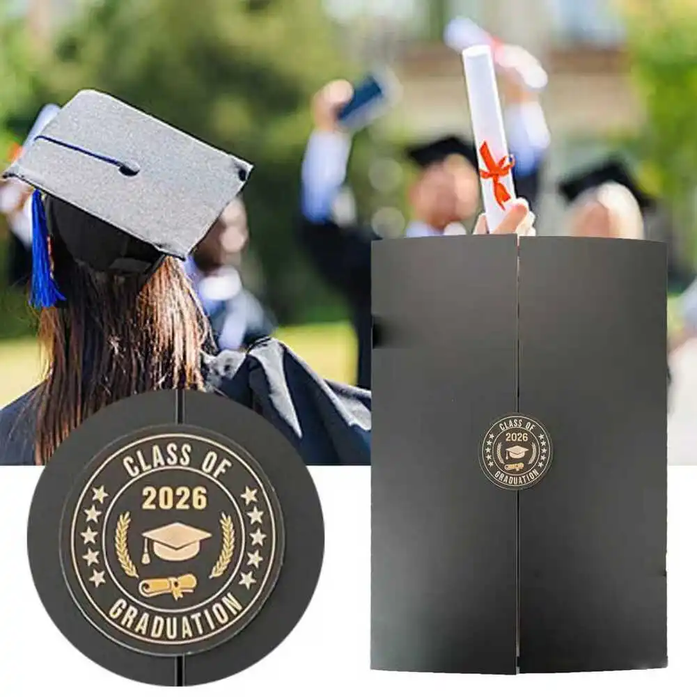 Graduation Sign-in 2026 Guestbook Thick Cardboard Leather-like Finish Spacious Layout Sign-in Alternative Keepsake Album