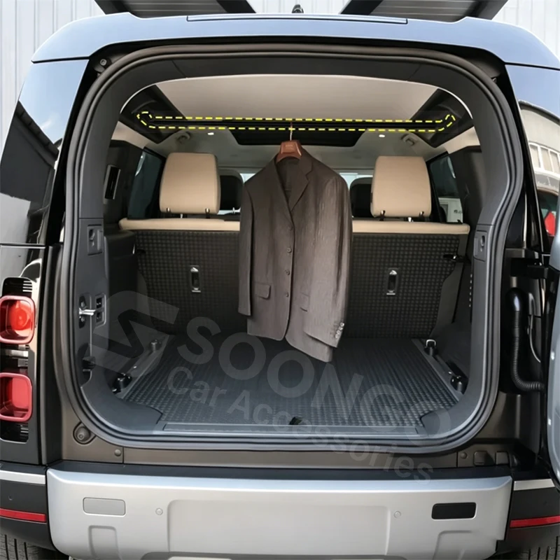 For New Land Rover Defender 90/110 Trunk Clothes Drying Rod Hanger Interior Mod Accessories