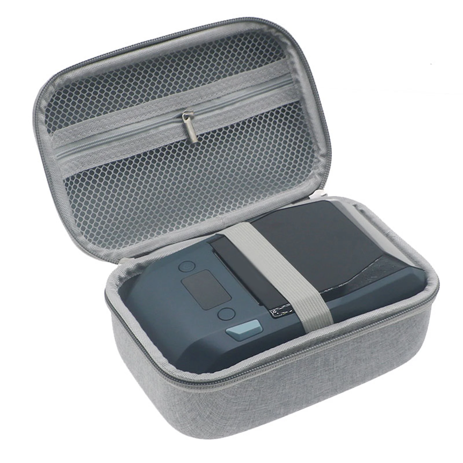 Hard EVA Protective Storage Case for NIIMBOT/Jingchen M2 Thermal Transfer Printer Protective Box with Wrist Strap & Zipper