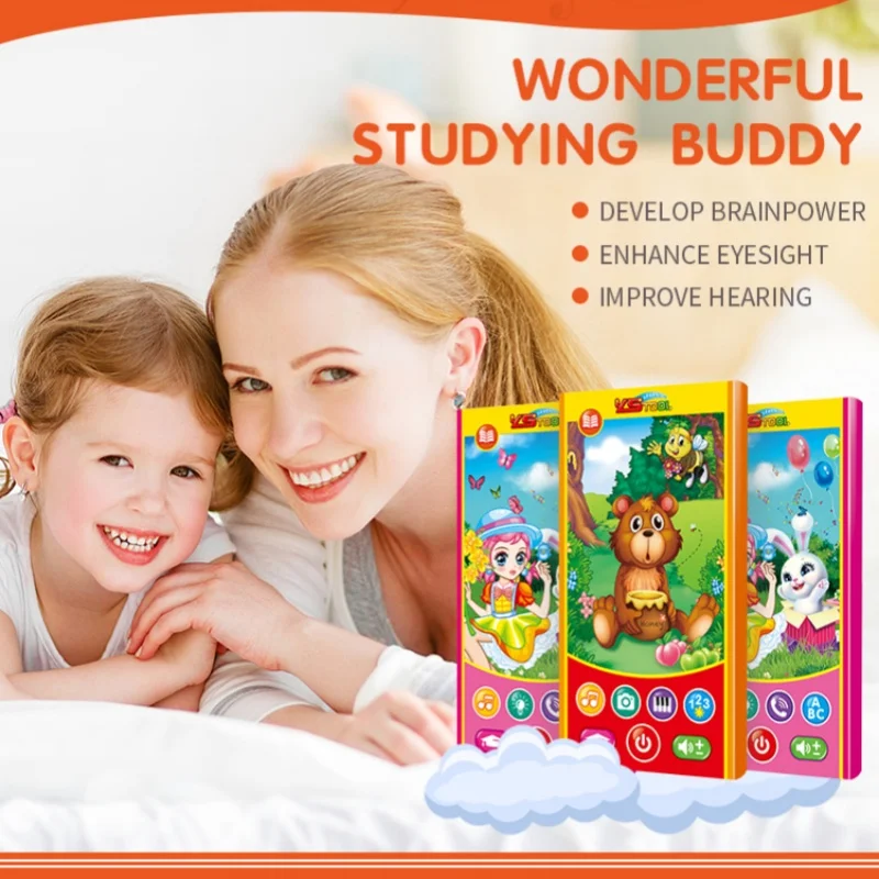 Children's Multi-Functional Learning Machine Early Education Puzzle Intelligent Learning English Toy Mobile Phone