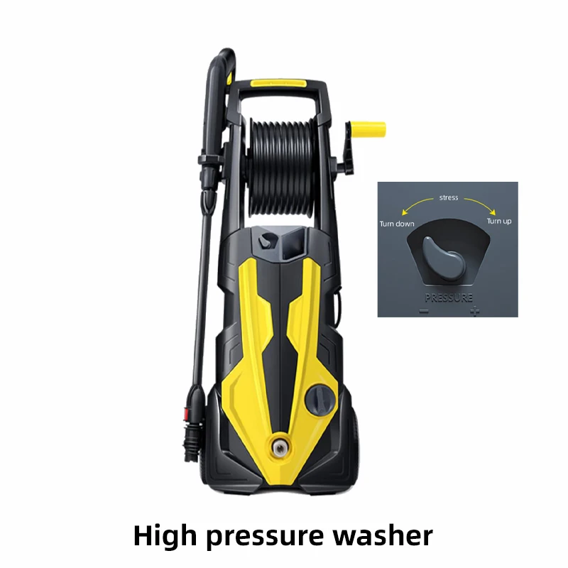 220V Car Washing Machine  Household Floor Wash Booster Water Gun For Courtyard Flushing Wash Pump High Pressure Cleaning Machine