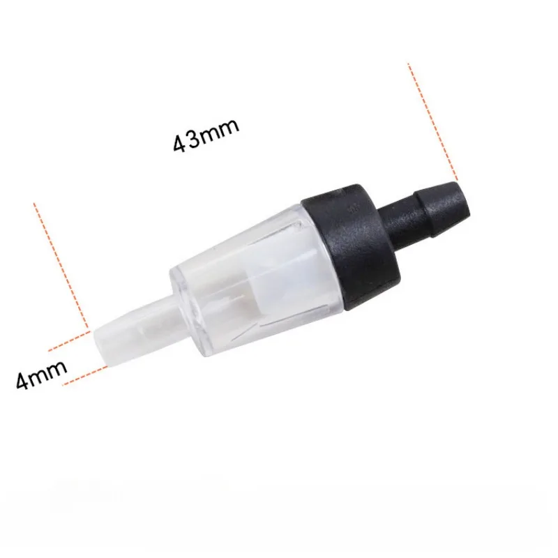 2 pieces/lot Aquarium air pump stop valve oxygen pump plastic check valve to prevent water flow backwards