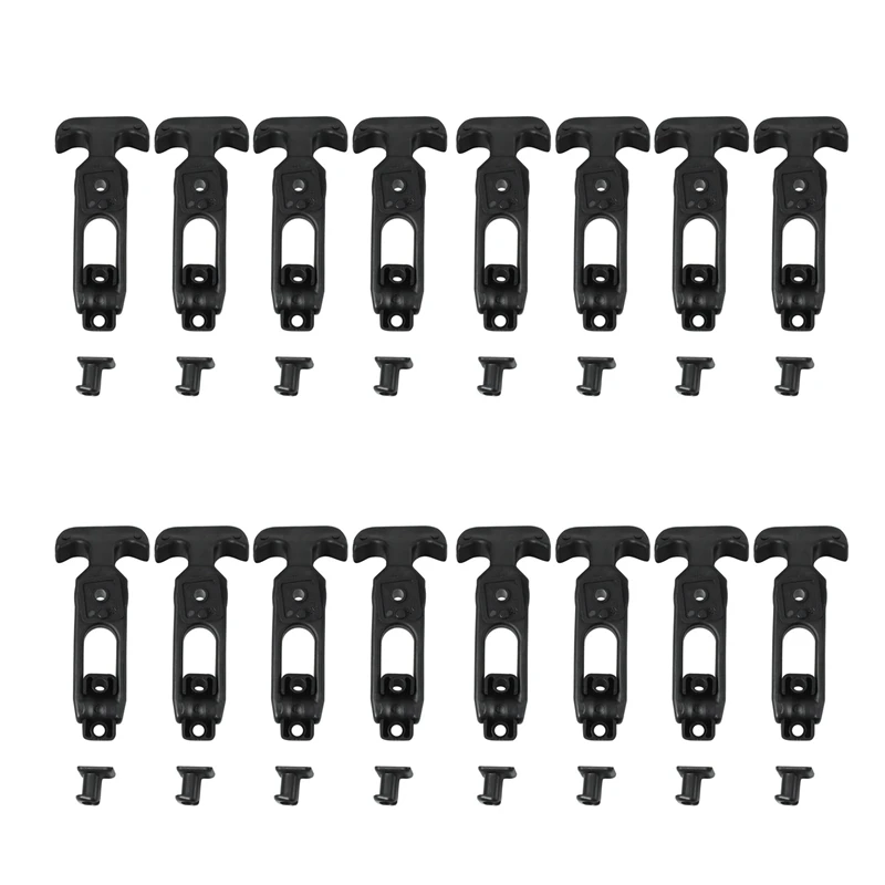 

16Pcs T-Handle Rubber Flexible Draw Latches Fit For Toolbox /Cooler/Golf Cart/Farm Machinery T-Toolbox Lock