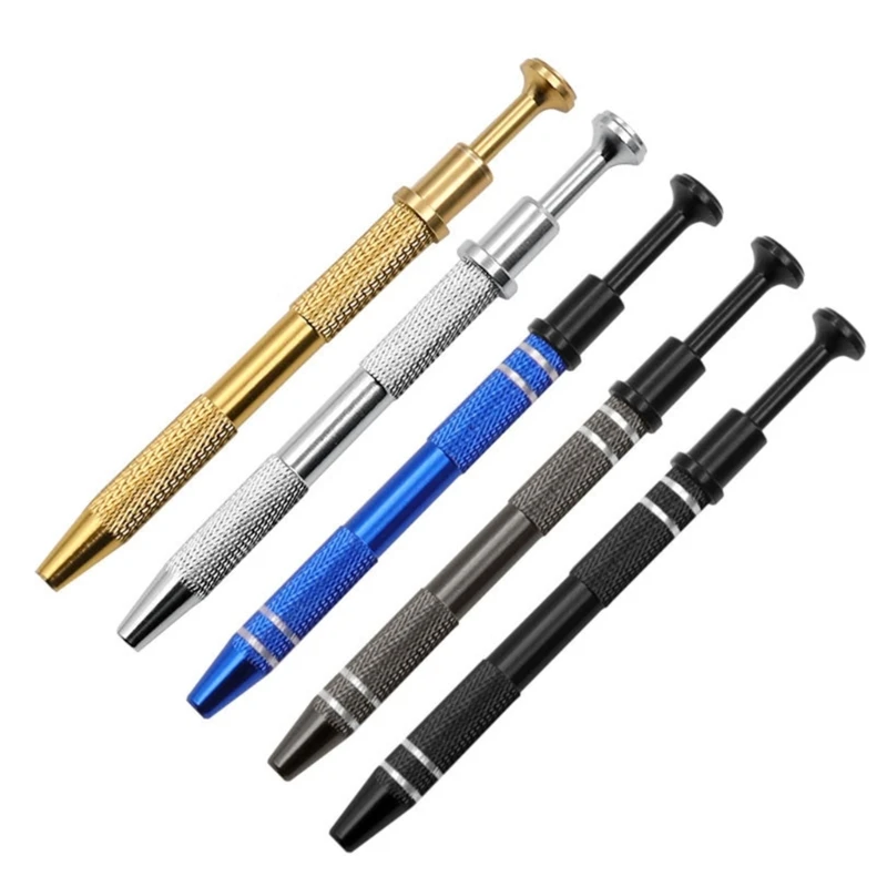 

Профессиональный пинцет шприцевого типа с 4 зубцами, маленький захват для бисера, металлические ловцы ювелирных изделий, для